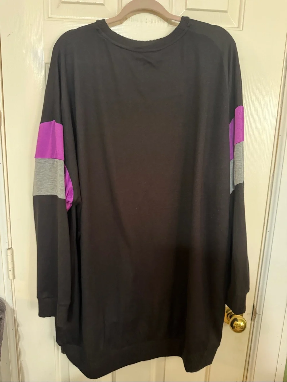 Disney Black, Purple & Gray Jack Skellington Graphic Sweatshirt